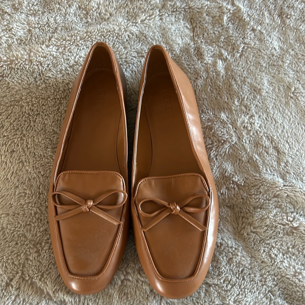 J. Crew loafers. Tan, size 9.5